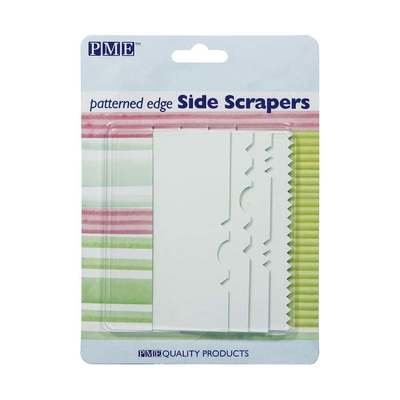 PME Scrapers -Set of 4 -PATTERNED - Σετ 4τεμ Σπάτουλα Ξύστρα Διαφόρων Σχεδίων