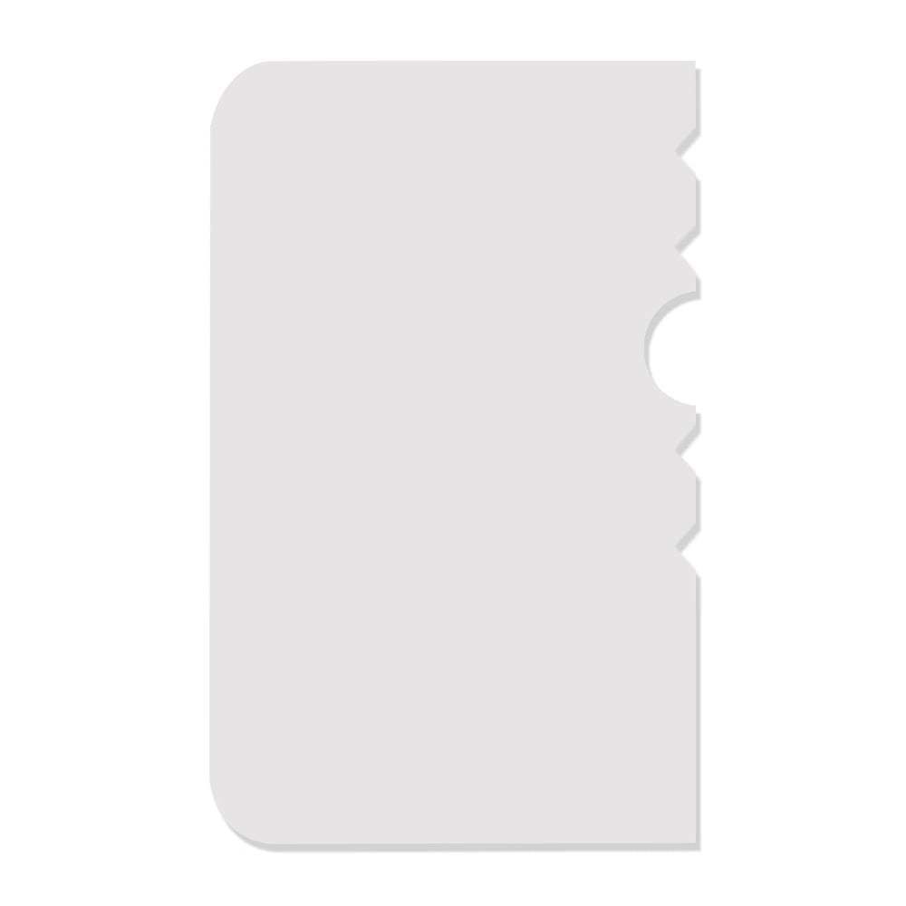 PME Scrapers -Set of 4 -PATTERNED - Σετ 4τεμ Σπάτουλα Ξύστρα Διαφόρων Σχεδίων
