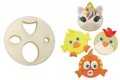 FMM Cutters -MIX &amp; MATCH FACES  - Κουπ πατ Tαιριάξτε Προσωπάκια