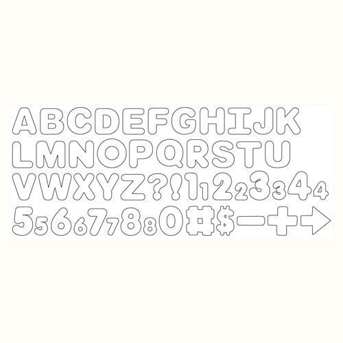 Wilton Tub of 50 LARGE ALPHABET LETTER &amp; NUMBER CUTTERS -Σετ 50τεμ Μεγάλα Πλαστικά Κουπ πατ Γράμματα &amp; Αριθμοί