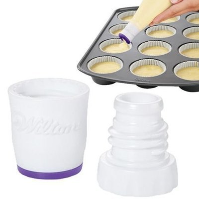 Wilton Perfect Fill Batter Dispenser - Εξάρτημα κορνέ για εύκολο γέμισμα μείγματος