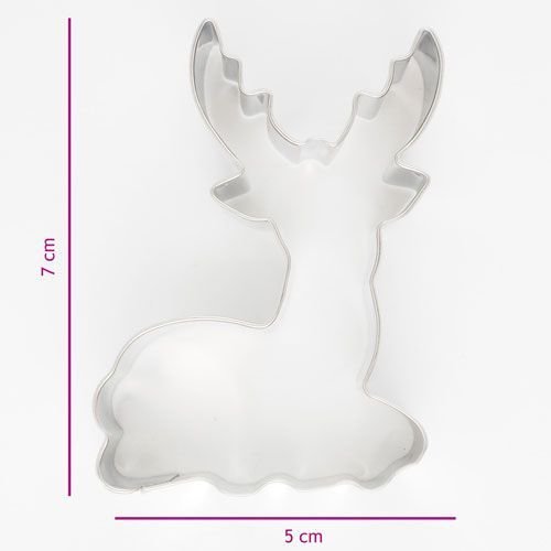 Cookie Cutter Deer/Reindeer 7cm - Κουπ πατ Ελάφι/Τάρανδος - 7x5εκ​