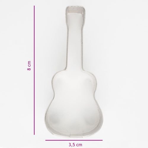 Cookie Cutter Guitar 8cm - Κουπ πατ Κιθάρα - 8x3.5εκ