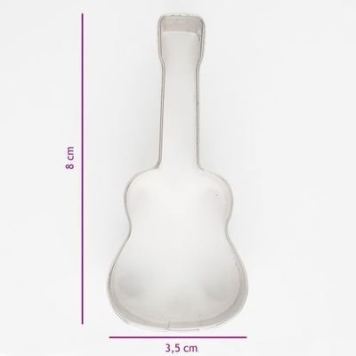 SALE!!! Cookie Cutter Guitar 8cm - Κουπ πατ Κιθάρα - 8x3.5εκ