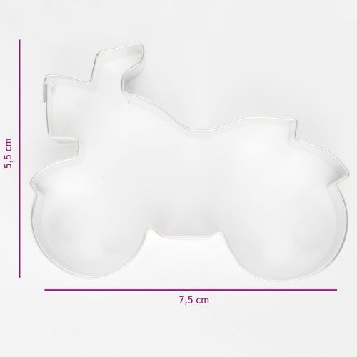 Cookie Cutter Motorbike 9cm - Κουπ πατ Μοτοσικλέτα/Μηχανή - 7.5x5.5εκ
