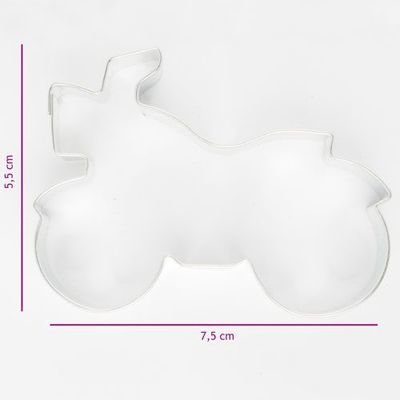 SALE!!! Cookie Cutter Motorbike 9cm - Κουπ πατ Μοτοσικλέτα/Μηχανή - 7.5x5.5εκ