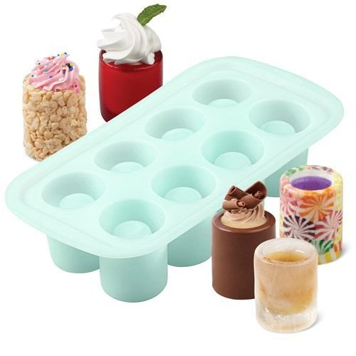 Wilton Silicone Mould -SHOT GLASSES -Round - Καλούπι Σιλικόνης σφηνοπότηρα 8 θήκες