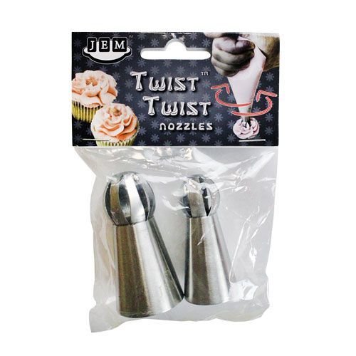 SALE!!! JEM Nozzle &#39;TWIST&#39; No.16T &amp; 17T -Μύτη Κορνέ Στριφτή 2 τεμ