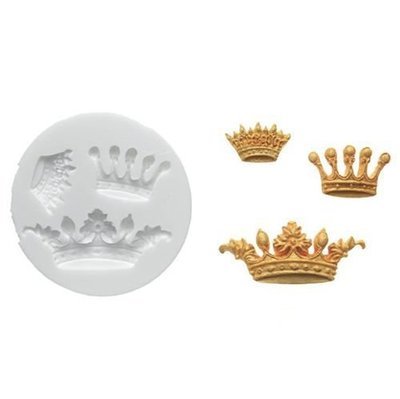 Silikomart -SUGARFLEX MOULD -CROWNS - Καλούπι Σιλικόνης στέμμα / κορώνα  5.8x2.3εκ