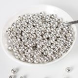 FunCakes Soft Sugar Pearls 6mm -Metallic SILVER -MEDIUM 55g - Μαλακές  Πέρλες Ζάχαρης Μεταλλικό Ασημί 55γρ