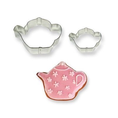 SALE!!! PME Cookie Cutters -Set of 2 -TEAPOTS -Σετ 2τεμ Κουπ πατ Τσαγιέρα