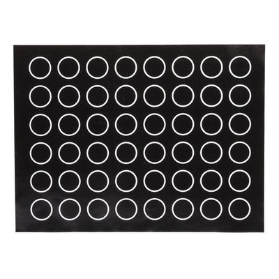 Patisse - Macaron Mat - Πατάκι Ψησίματος Μακαρόν με 48 Ισομερείς Κύκλους - Περίπου 40x30εκ