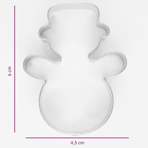 SALE!!! Cookie Cutter Snowman 6cm - Κουπ πατ Χιονάνθρωπος - 6x4.5εκ