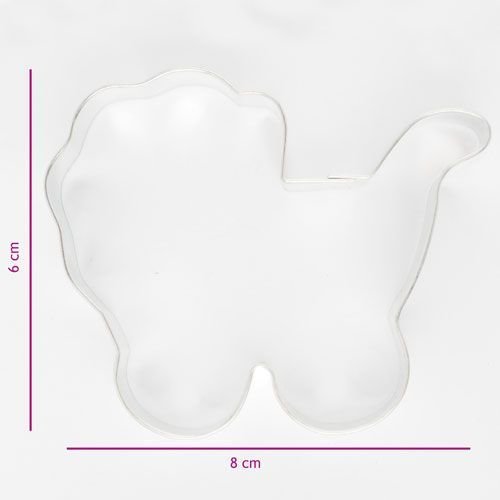 SALE!!! Cookie Cutter Baby&#39;s Pram 8cm - Κουπ πατ Καροτσάκι Μωρού - 8x6εκ​