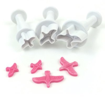 SALE!!! Dekofee Plunger Cutter -MINI DOVES - Σετ 3τεμ κουπ πατ με Εκβολέα Μίνι Περιστεράκια SALE!!! Dekofee Plunger Cutter -MINI DOVES - Σετ 3τεμ κουπ πατ με Εκβολέα Μίνι Περιστεράκια