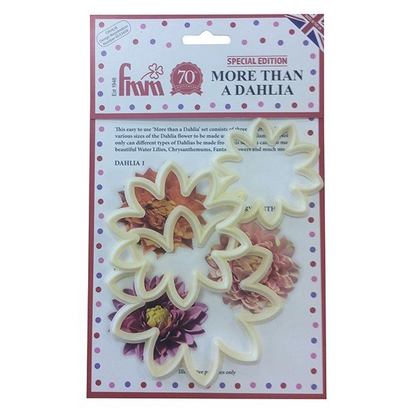 FMM Flower Cutters -MORE THAN a DAHLIA -Σετ 3τεμ κουπ πατ Άνθος