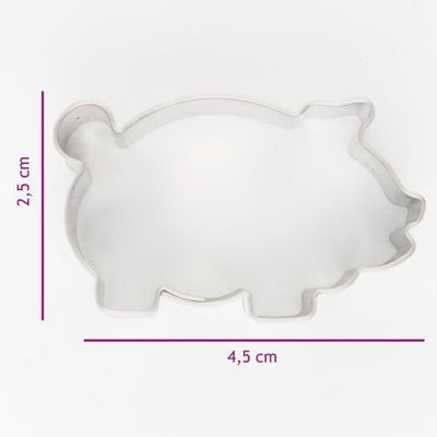 SALE!!! Cookie Cutter Pig 4.5cm - Κουπ πατ Γουρουνάκι - 4.5x2.5εκ​-