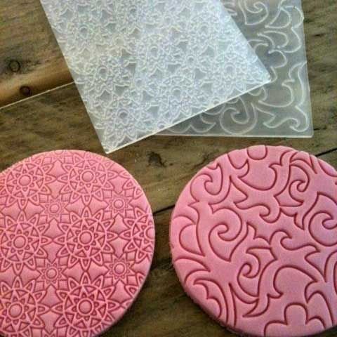 FMM Impression Mats -VINTAGE LACE - Σετ 2τεμ Ανάγλυφο Πατάκι Δαντέλες Εποχής