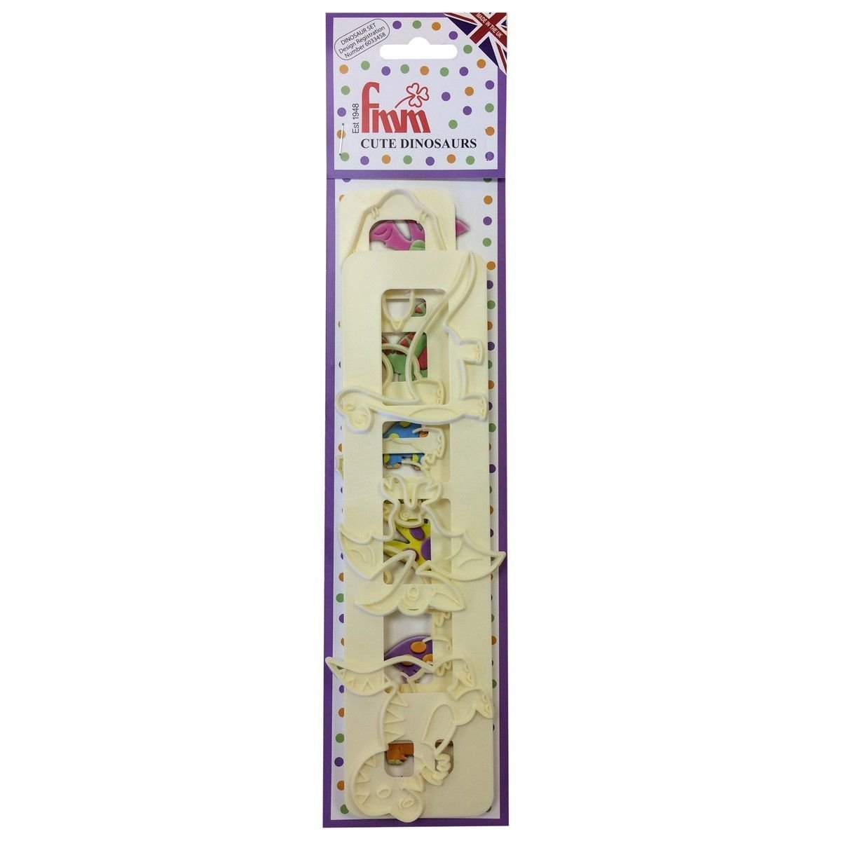 FMM Tappit Cutter Set -CUTE DINOSAUR -Σετ 2τεμ κουπ πατ Γλυκό Δεινοσαυράκι