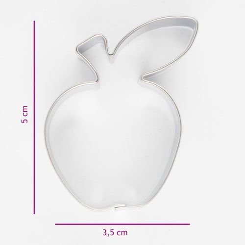 SALE!!! Cookie Cutter Apple 5cm - Κουπάτ Μήλο - 5x3.5εκ​