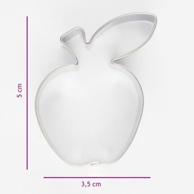 SALE!!! Cookie Cutter Apple 5cm - Κουπάτ Μήλο - 5x3.5εκ​-