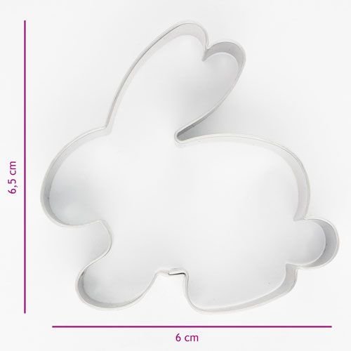 Cookie Cutter Hare/Bunny Rabbit 6cm - Κουπ πατ Λαγός/Κουνέλι - 6x6.5εκ​