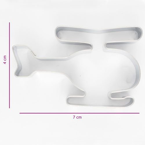 SALE!!! Cookie Cutter Helicopter 7cm - Κουπ πατ Ελικόπτερο - 4x7εκ​