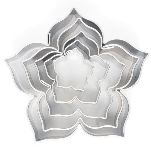 Cookie Cutter -FLORAL Set 0f 5 -LILY - Σετ 5τεμ κουπ πατ Κρίνο