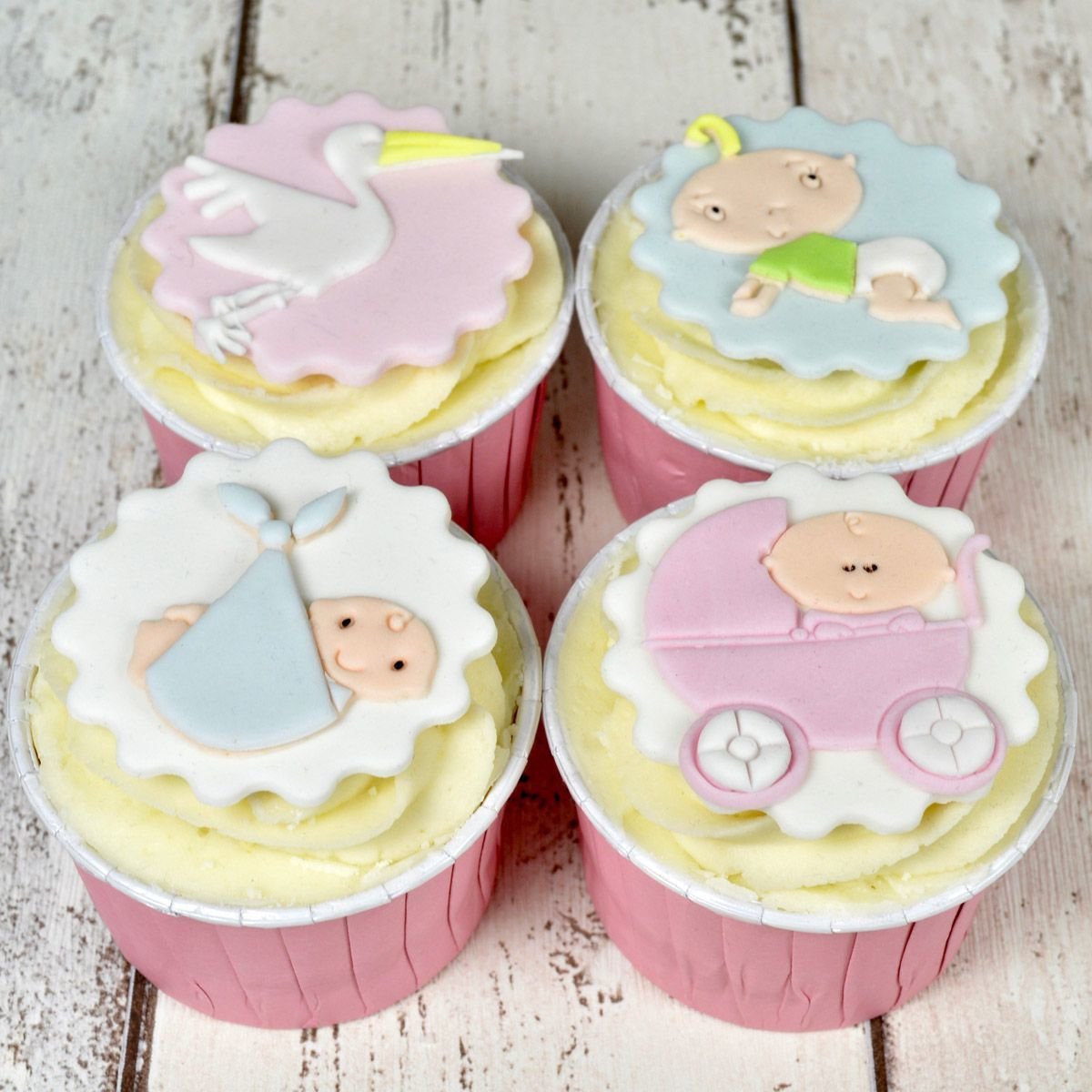 FMM Tappit Cutter Set -ADORABLE BABY - Σετ 4τεμ κουπ πατ Γλυκό Μωράκι