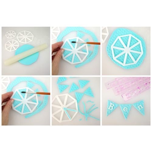 FMM Cutters -EASY BUNTING - Σετ 3τεμ Κουπ πατ Σημαιάκια/τρίγωνο