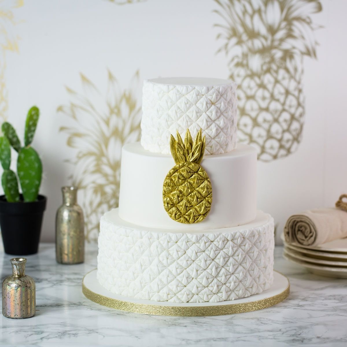 SALE!!! Karen Davies TROPICAL PINEAPPLE -Καλούπι Σιλικόνης  Τροπικός Ανανάς