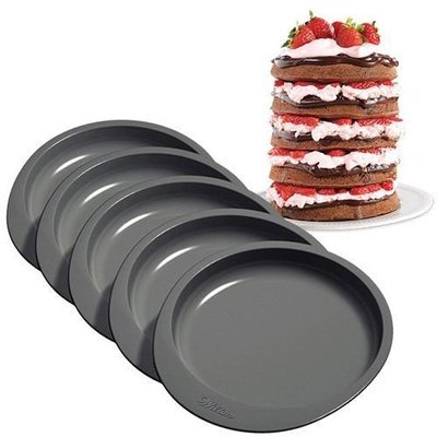 Wilton Baking Pans -EASY LAYERS -15εκ -Σετ με 5 Ταψιά Wilton Baking Pans -EASY LAYERS -15εκ -Σετ με 5 Ταψιά