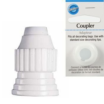 Wilton Large Coupler Carded - Μεγάλος προσαρμογέας για σακούλα κορνέ