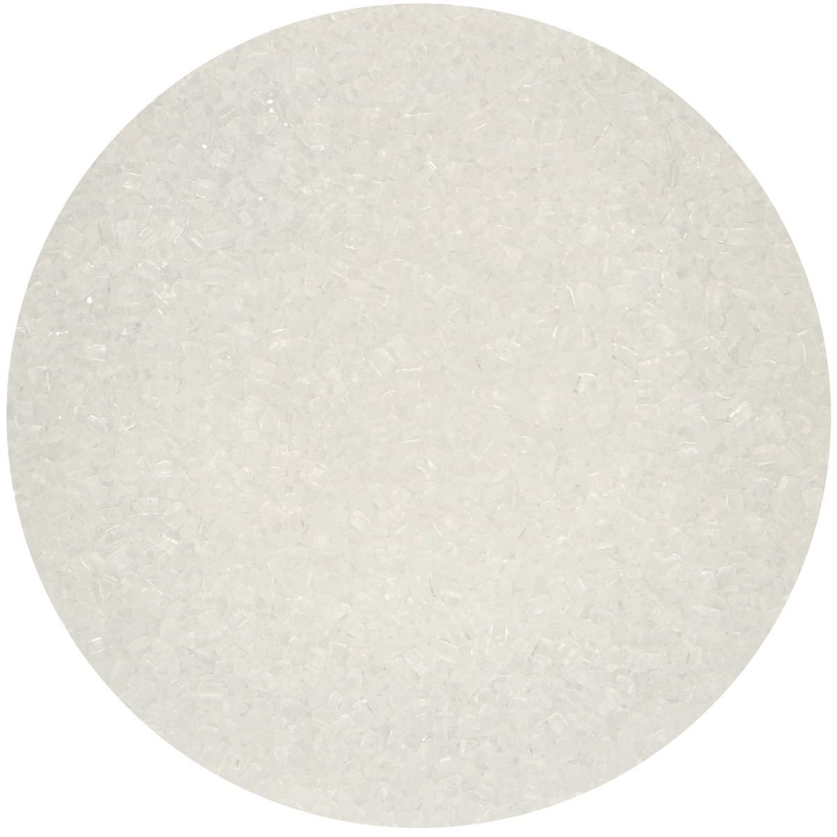 FunCakes Sugar Crystals -WHITE -Χρωματιστή Ζάχαρη -Λευκή 80γρ