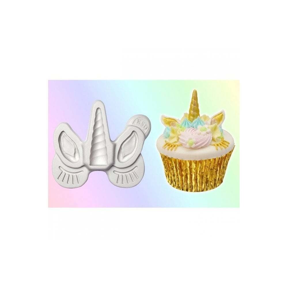 Katy Sue Silicone Mould -UNICORN ACCESSORIES -Καλούπι Σιλικόνης Αξεσουάρ Μονόκερου