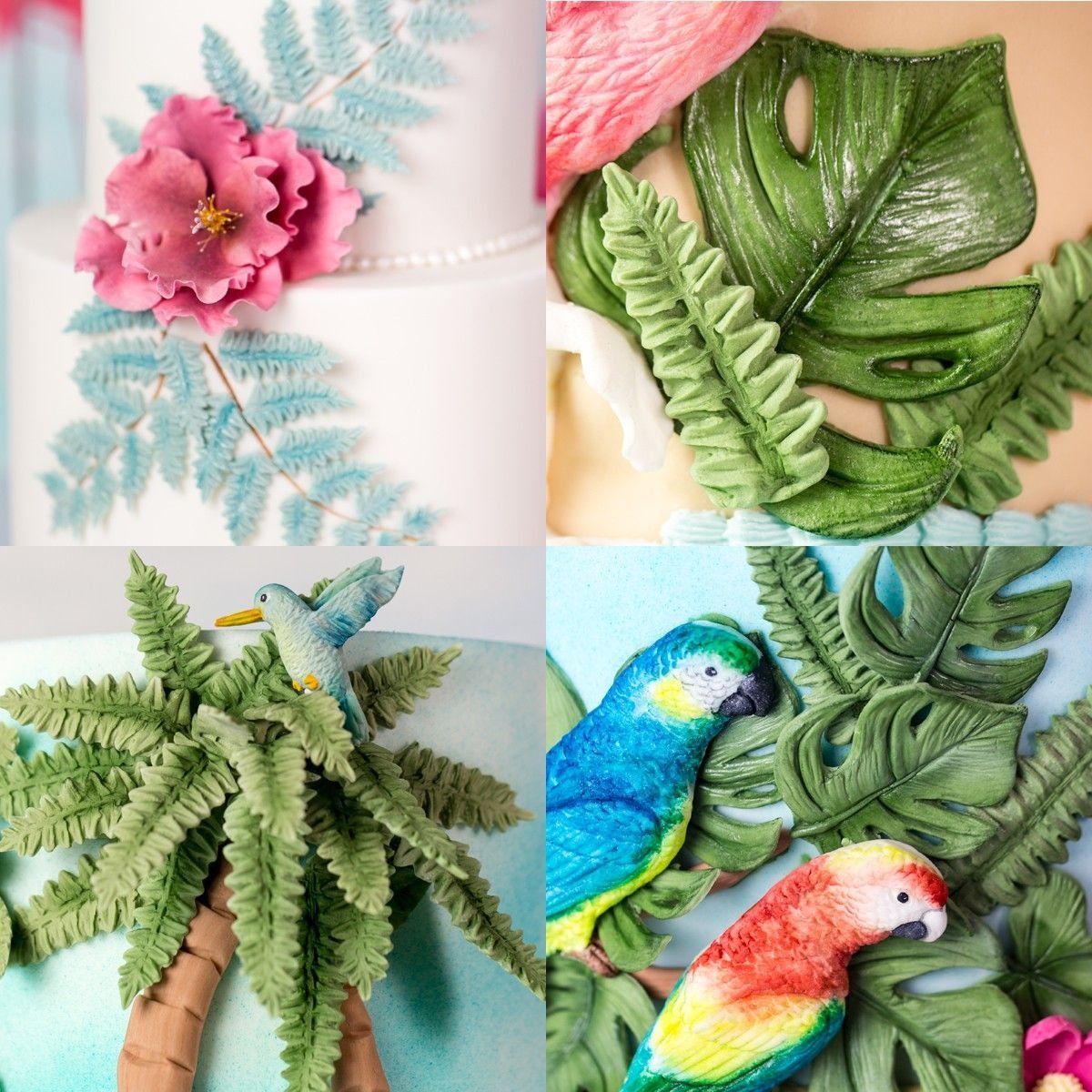 Karen Davies TROPICAL LEAVES -Καλούπι Σιλικόνης Τροπικά Φύλλα