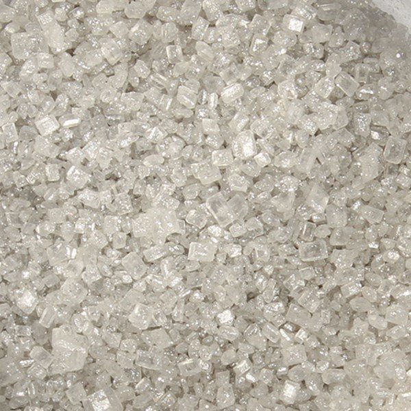 Sugarflair -Sparkling Sugar Sprinkles -SILVER 100g - Χρωματιστή Ζάχαρη - Ασημί