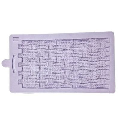 Karen Davies RUSTIC BASKET WEAVE By ALICE - Καλούπι Σιλικόνης Πλέξη Ρουστίκ Καλάθι