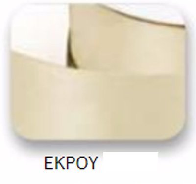 Ribbons - 6.5mm Ecru Double Faced Satin Ribbon 100m - Κορδέλα Σατέν Διπλής Όψης Εκρού