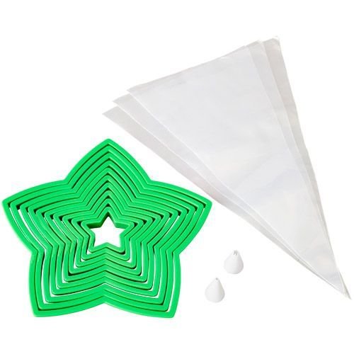 Wilton Christmas COOKIE TREE KIT -Κιτ με 15τεμ κουπ πατ για Χριστουγεννιάτικο Μπισκοτόδεντρο