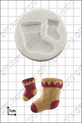 SALE!!! FPC Silicone Mould -XMAS STOCKINGS - Καλούπι Σιλικόνης Χριστουγεννιάτικες Κάλτσες SALE!!! FPC Silicone Mould -XMAS STOCKINGS - Καλούπι Σιλικόνης Χριστουγεννιάτικες Κάλτσες
