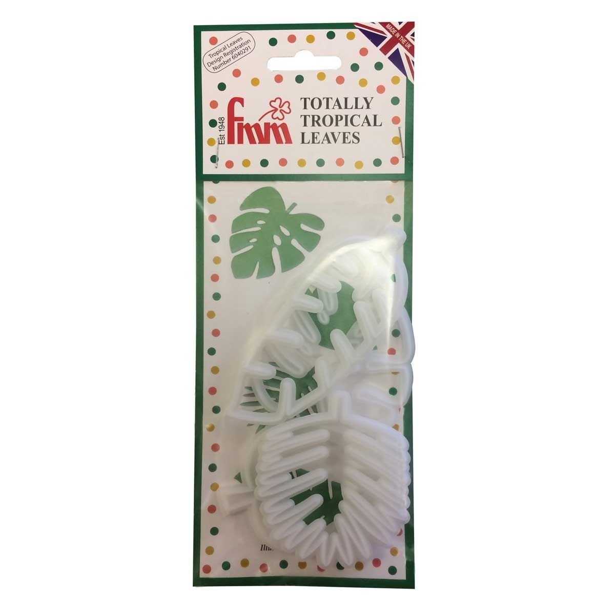 FMM Flower Cutters -TOTALLY TROPICAL LEAVES - Σετ 4τεμ κουπ πατ Τροπικά Φύλλα