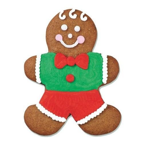 Wilton Christmas Cookie Cutter Set of 3 -TREE, SNOWFLAKE, GINGERBREAD MAN -Σετ 3τεμ Κουπ πατ Χριστουγεννιάτικο δέντρο, Χιονονιφάδα, Μπισκοτένιο ανθρωπάκι