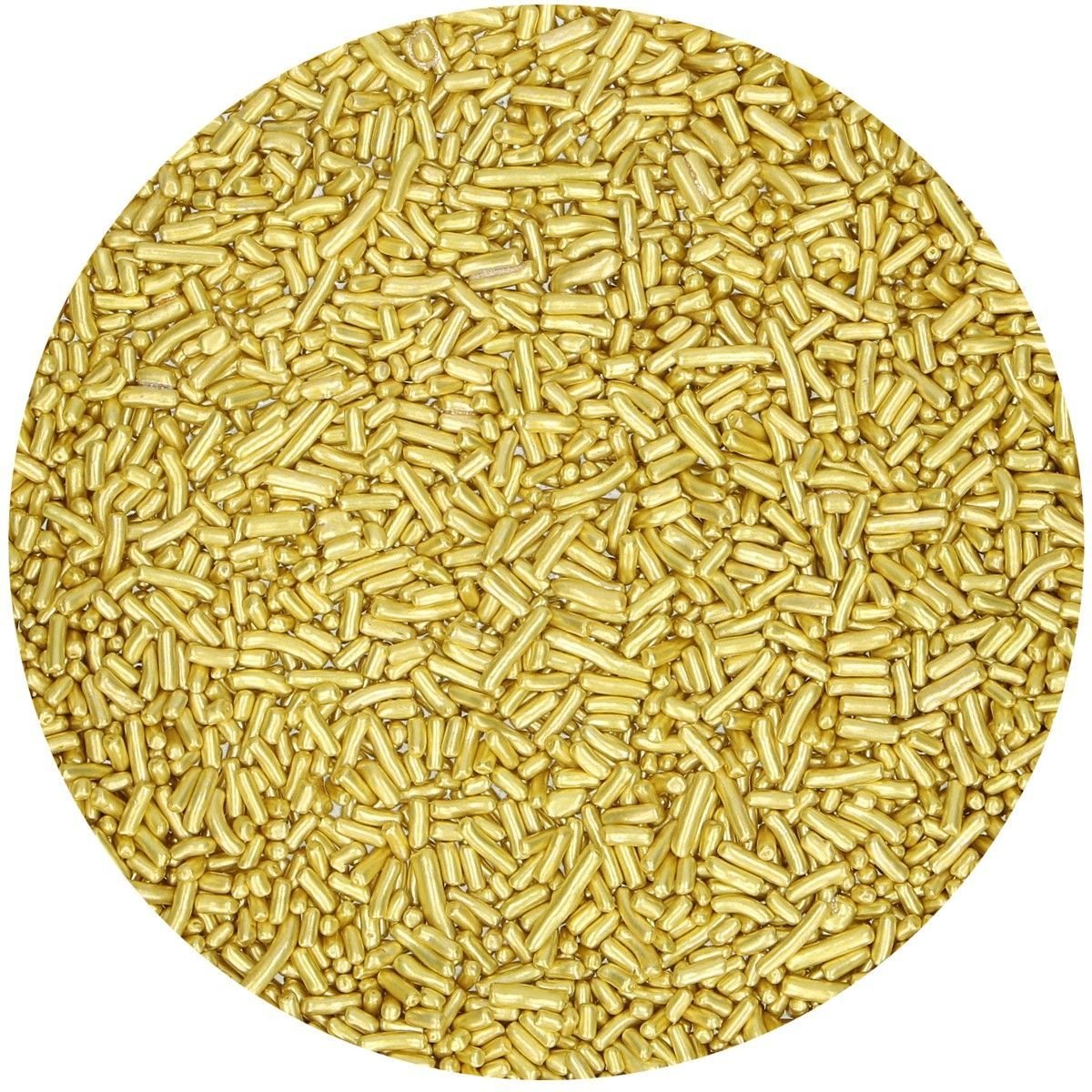 FunCakes Sugar Strands -METALLIC GOLD 80γρ - Τρούφα Χρυσό Μεταλιζέ