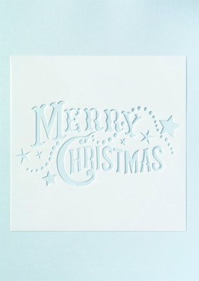 Cake Star Stencil 'Merry Christmas' -Στένσιλ Cake Star Stencil 'Merry Christmas' -Στένσιλ