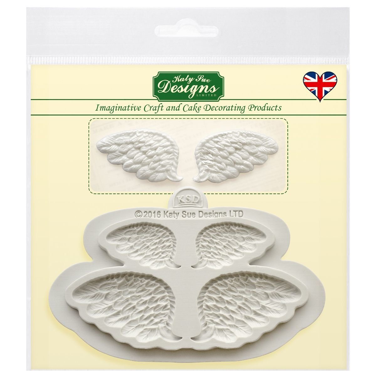 Katy Sue Silicone Mould -WINGS -Καλούπι Σιλικόνης Φτερά