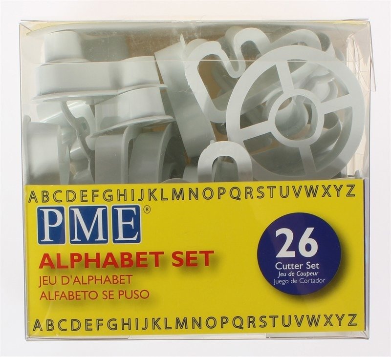 PME Cutters -ALPHABET -Σετ 26τεμ Κουπ πατ Αλφάβητο Κεφαλαία Γράμματα -5.3εκ