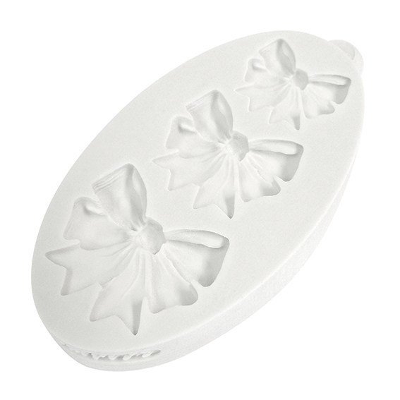 Katy Sue Silicone Mould -BOW TRIO -Καλούπι Σιλικόνης  3 Φιόγκοι