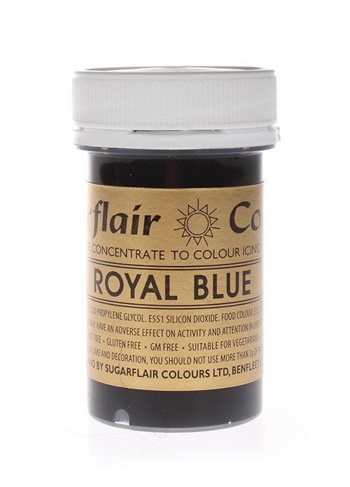 Sugarflair Paste Colours -ROYAL BLUE -Χρώμα σε Πάστα -Βασιλικό Μπλε 25γρ