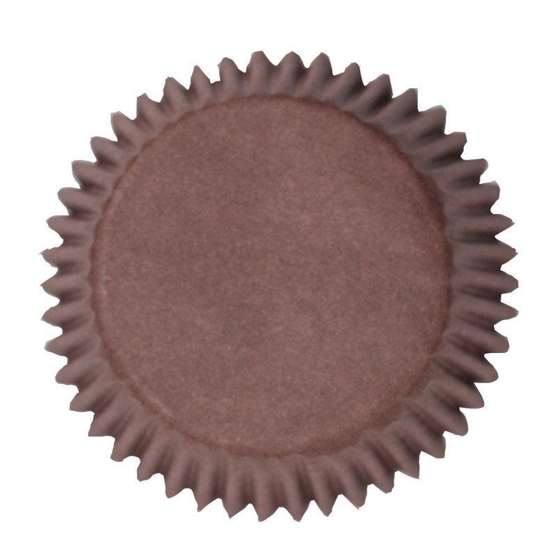 Cake Star Cupcake Cases -PLAIN BROWN -Θήκες Ψησίματος - Καφέ 50 τεμ